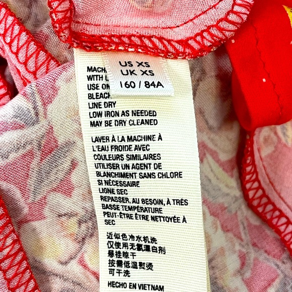 Free People Strawberry Combo Mini summer Dress, NWT, floral print, XS, open back - Picture 13 of 16